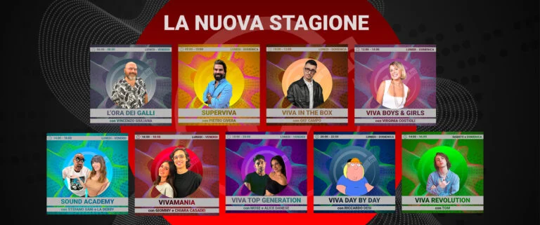 E’ ARRIVATA LA NUOVA STAGIONE DI RADIO VIVAFM!