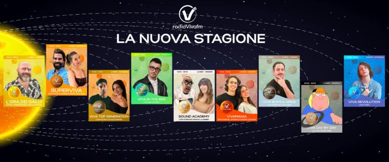 È ARRIVATA LA NUOVA STAGIONE DI RADIO VIVAFM!