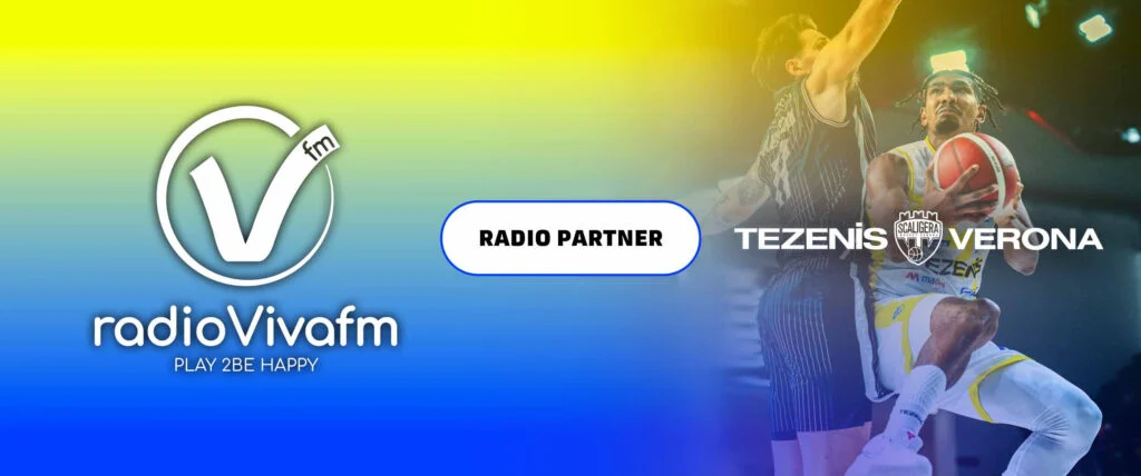 Radio VivaFm radio partner di Tezenis Basket Verona